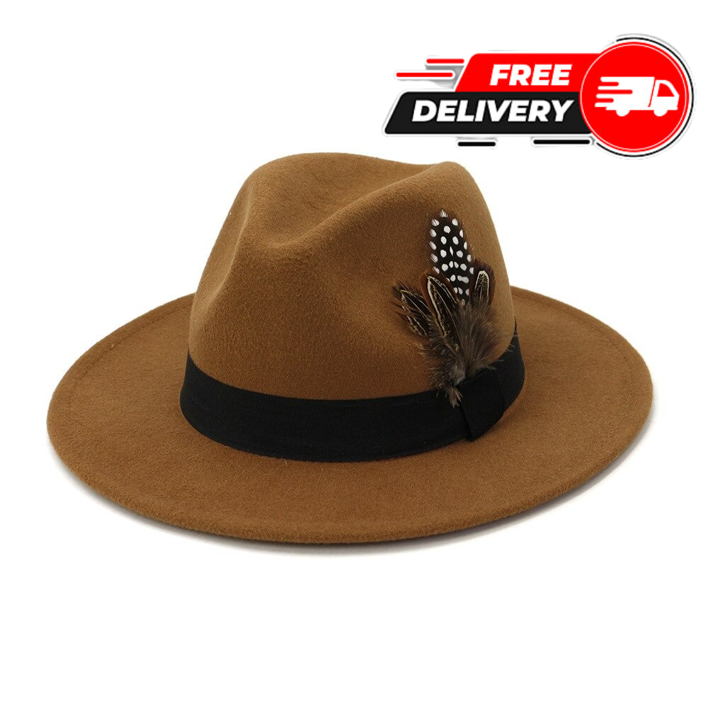 hat Crushable Satin Band wide Wollen 