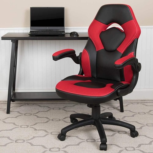 Pre-owned Flash Furniture X10 Gaming Chair Racing Office Ergonomic Computer Pc X10, Red