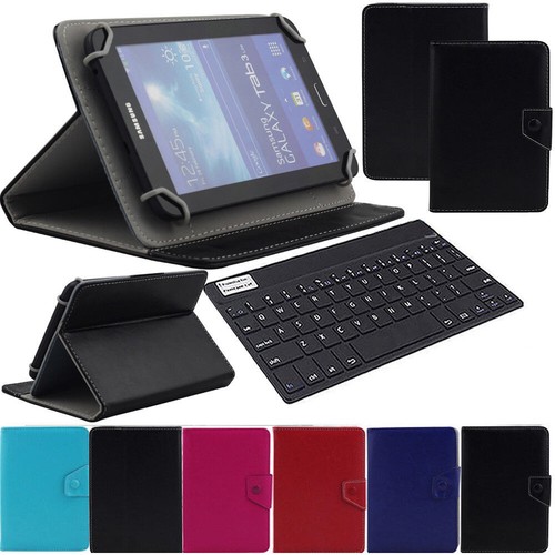 Plain Leather Case Cover For 10" 10.1" Inch Android Tablet P