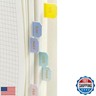 10 Sheets Monthly Adhesive Index Tabs Colorful Monthly Separator Tabs for Office Study Planners Organizations (Summer)