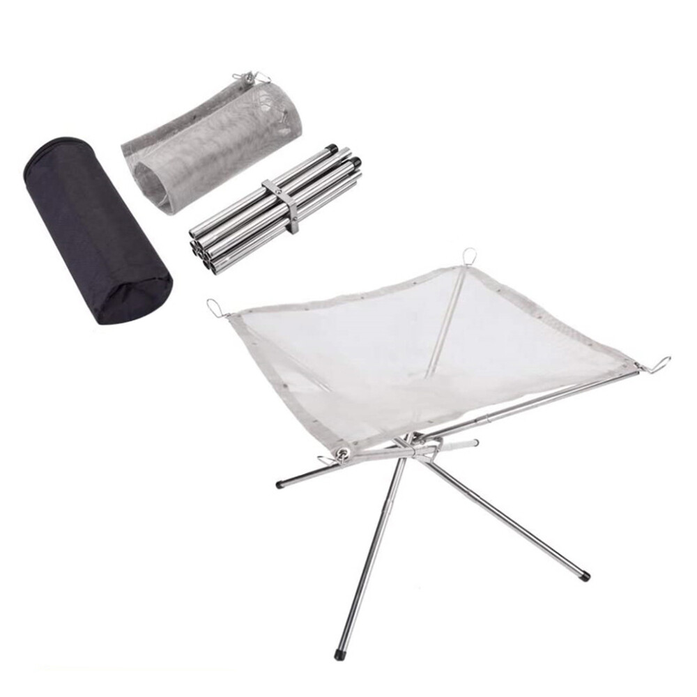 Faltbar Außen Feuer Gruben Edelstahl Garten Außen Holz Ofen Feuer Rack