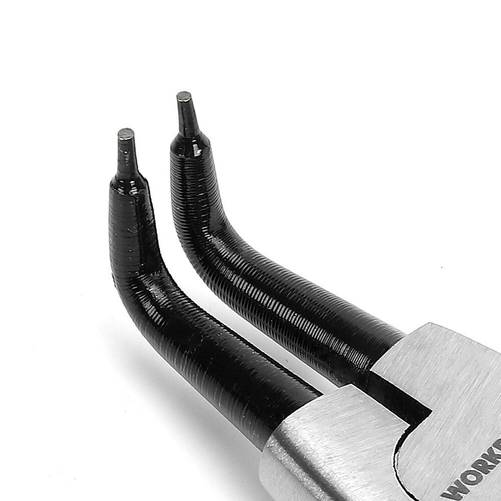 WORKPRO 7" Snap Ring Pliers 4PCS Set Heavy Duty Internal/External Circlip Pliers