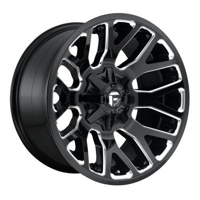 1 New Fuel Wheels Warrior D623 20x9 6-135/139.70 1 Gloss Black Milled Wheel