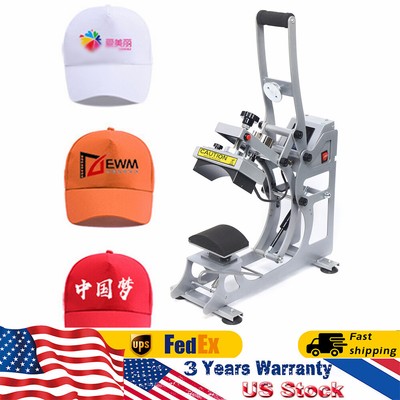 Digital Heat Press Machine Baseball Hat Cap Transfer Sublimation Printer 550W US
