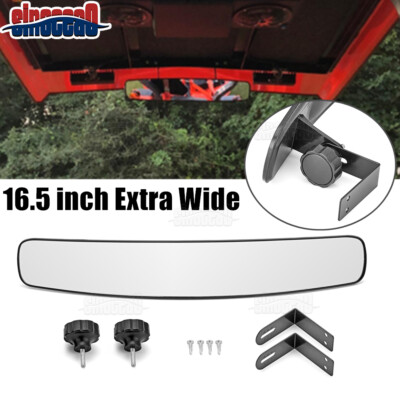 16.5'' Extra Wide Panoramic Rear View Mirror for Golf Cart EzGo Club Car Yamaha