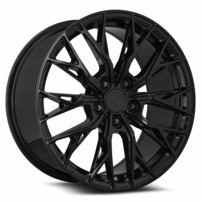 19x8.5 MRR GF5 5x120 +38 Gloss Black Wheels (Set of 4)