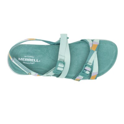 MERRELL MERRELL WOMENS DISTRICT 3 BACKSTRAP WEB SHOES SANDALS BLUE SPORTS OUTDOORS