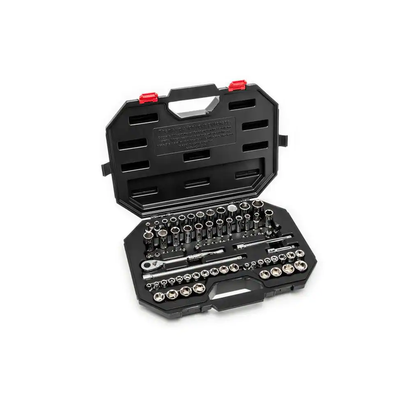 3/8 in. Drive Mechanics Tool Set w/ Low-Profile 72-Tooth quick Release Ratchet