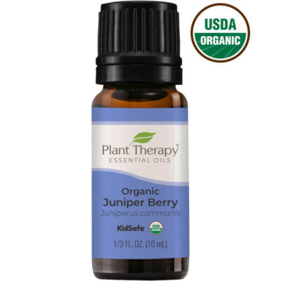 Plant Therapy Organic Juniper Berry Essential Oil 100% Pure, Undiluted, Natural
