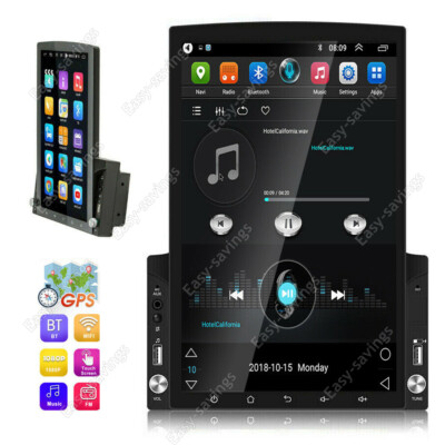10.1'' Android 12 Vertical Screen GPS Navi Car Radio Stereo Head Unit BT Wifi