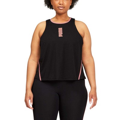 

Майка Puma Modern Sports с круглым вырезом без рукавов Plus Womens Black Casual Athle, Черный