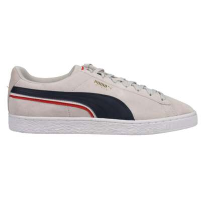 

Мужские кроссовки Puma Suede Triplex Lace Up Off White Повседневная обувь 381175-03, Puma Suede Triplex Lace Up