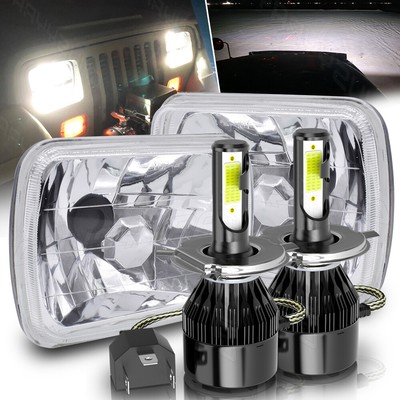 2x For Chevrolet Monte Carlo 1980-1988 DOT 4x6'' LED Headlights Hi/Lo Sealed Beam