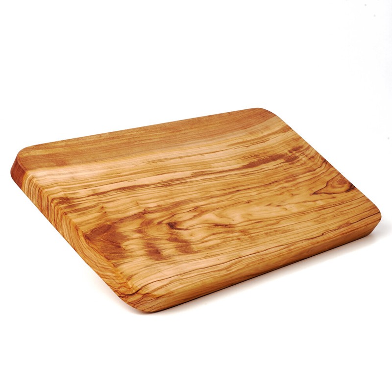 Schneidebrett Aus Olivenholz, Rechteckig, Mit Gerundeten Ecken, Massiv, 8 GrößEn