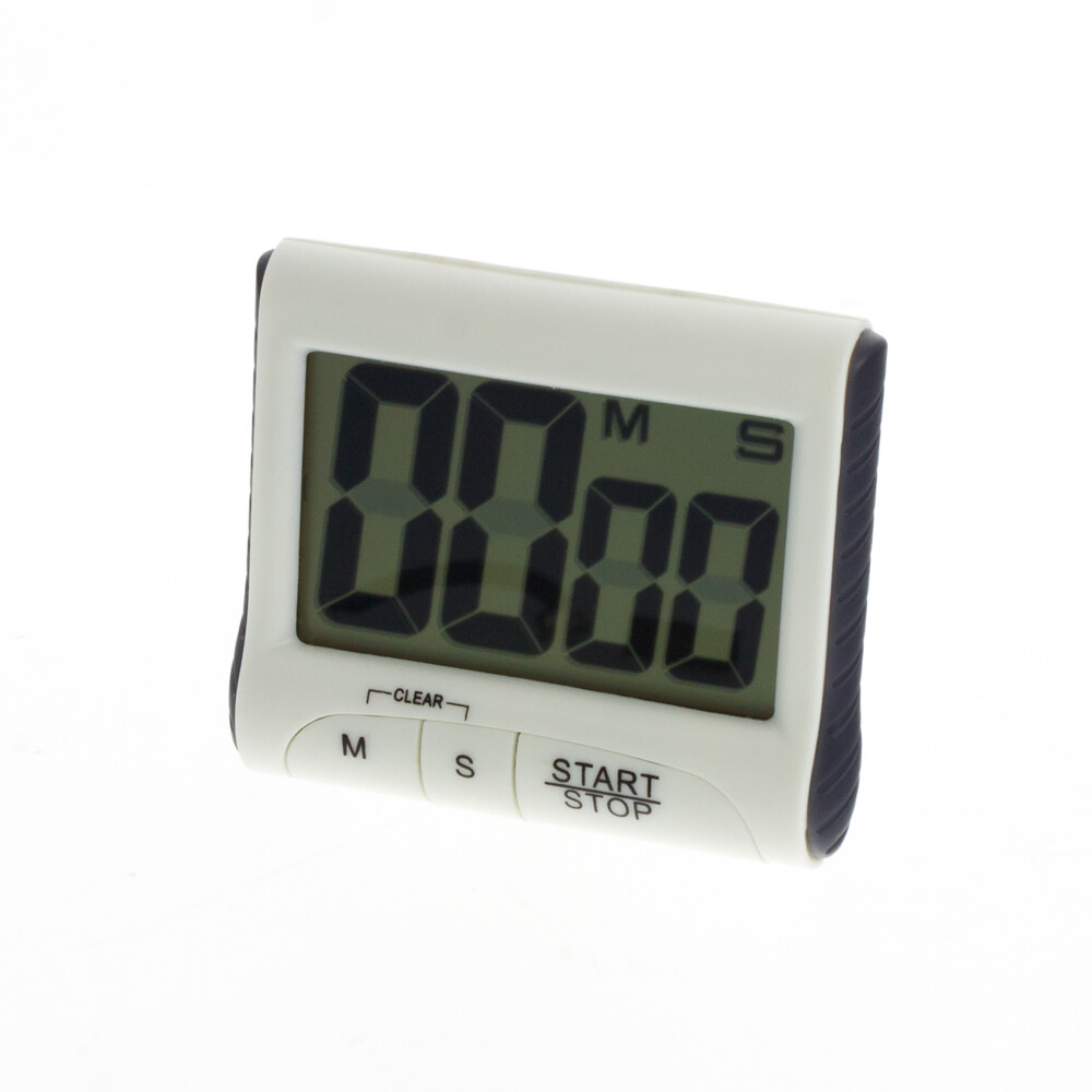 Küchentimer Küchenwecker Kurzzeituhr Küchenuhr Backuhr Eieruhr Digital Weiß