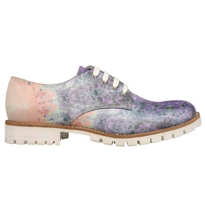 

Женские розовые туфли на плоской подошве BRONX Neon Trees Oxford Lace Up Casual 65080-968, Розовый, BRONX Neon Trees Oxford Lace Up