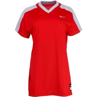 

Женский трикотаж с коротким рукавом для софтбола Nike Vapor Stock с v-образным вырезом, размер  707183-631, Grey, Nike Vapor Stock Softball V Neck Short Sleeve Jersey