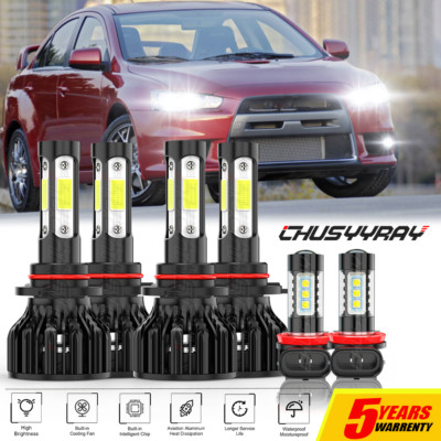 Para For Mitsubishi Lancer 2008-2017 faro LED bombillas de luz antiniebla