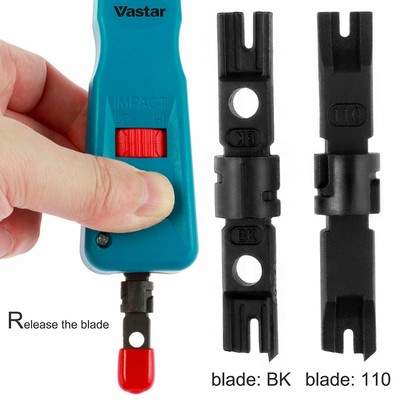 Pulling Grips Vastar Network Cable Repair Kit - Wire Punch Down Impact Tool