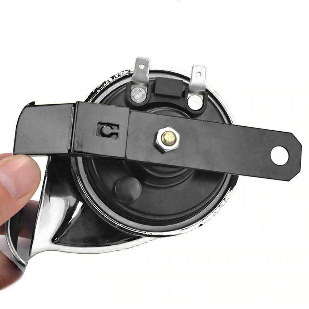 Loud Electric Snail Air Horn for Harley-Davidson Electra Glide Low Fatboy Lo