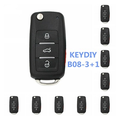 10pcs/lot KEYDIY B08-3+1 KD Remote Car Key For MINI KD/KD-X2/KD-MAX B08-4