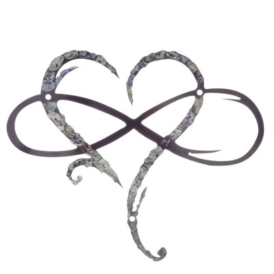Adorable Unique Love Abstract Sculpture Heart Wall Hanging Decoration Garden