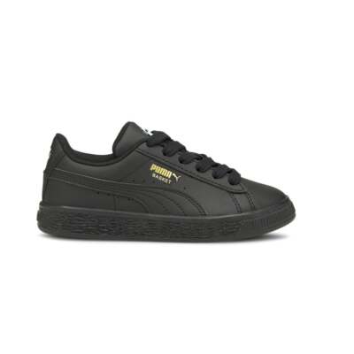 Puma Basket Classic Xxi Lace Up Youth Boys Черные кроссовки Повседневная обувь 38057003