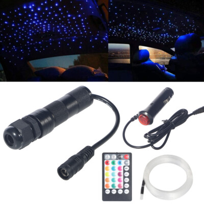 60Pcs Car/Home Headliner Star Light kit Roof Twinkle Ceiling Lights Fiber Optic