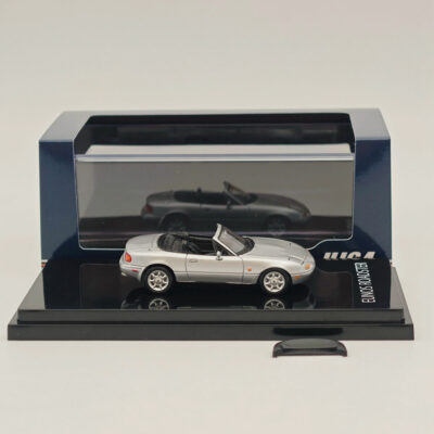 Hobby JAPAN 1/64 Mazda EUNOS ROADSTER NA6CE WITH TONNEAU COVER Silver HJ642025AS