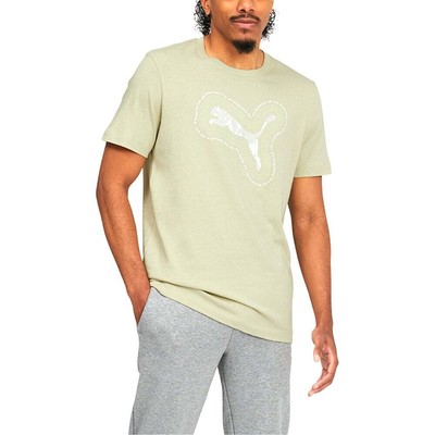 

Puma Equality For All Футболка с круглым вырезом и коротким рукавом Мужские повседневные топы размера  67, Зеленый, Puma Equality For All Crew Neck Short Sleeve T-Shirt