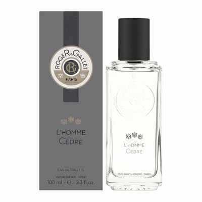 L'Homme Cedre by Roger Gallet for Men 3.3 oz EDT Spray Brand New