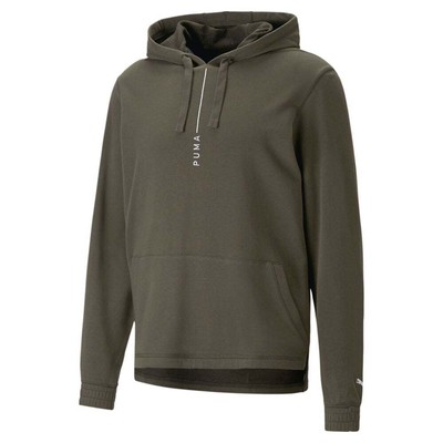 

Puma Studio Plastic Free Pullover Hoodie Mens Size  Повседневная верхняя одежда 52320673, Зеленый