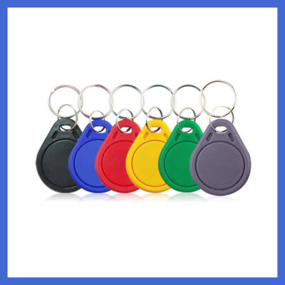 125khz Rewritable T5577 Multiple colors Rfid tag/keyfob for access control/50pcs