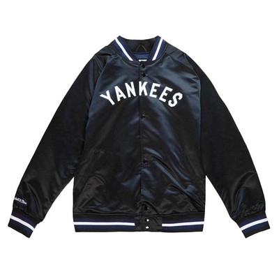 

Легкая атласная куртка Mitchell - Ness, мужские размеры , пальто, куртки, верхняя одежда, Черный, Mitchell - Ness Lightweight Satin Jacket