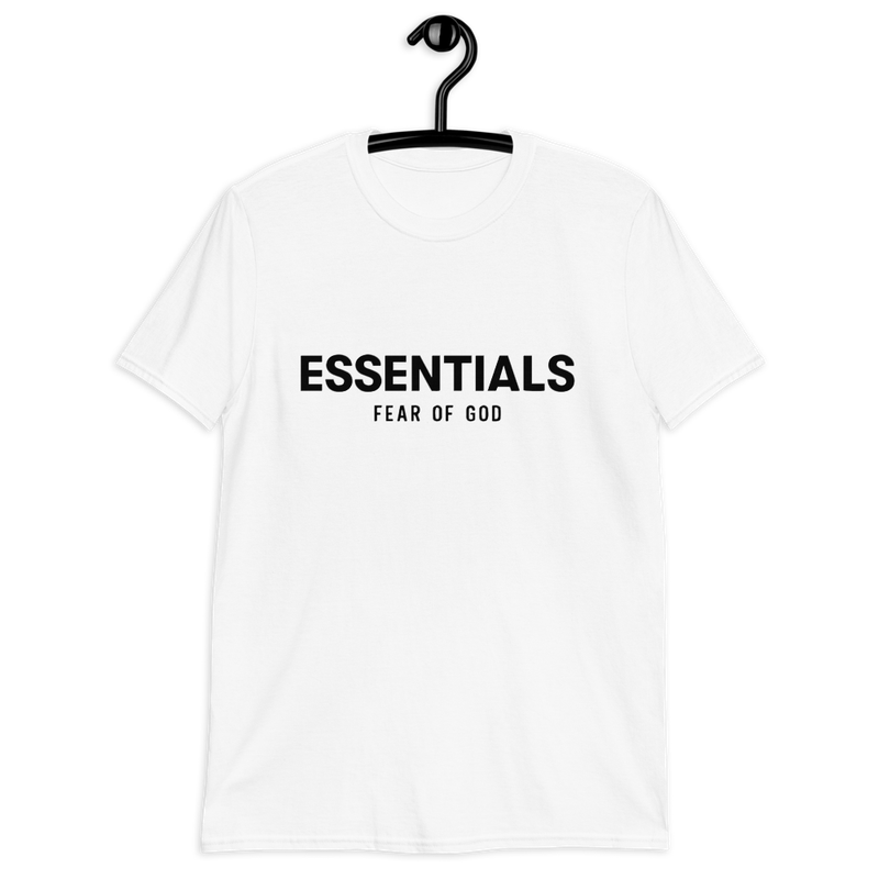 essentials fear of god white t shirt