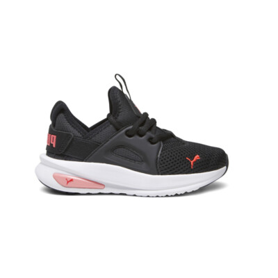 Повседневные кроссовки Puma Soft Enzo Evo на шнуровке для маленьких девочек, черные кроссовки 38705312