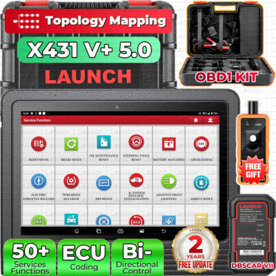 LAUNCH X431 PRO3 V+ 5.0 PRO Bidirectional Car Diagnostic Scanner Tool Key Coding