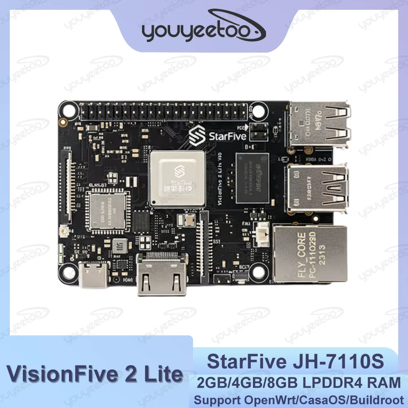 StarFive VisionFive 2 Lite RISC-V JH7110S SOC Single Board Computer AIoT Smart H