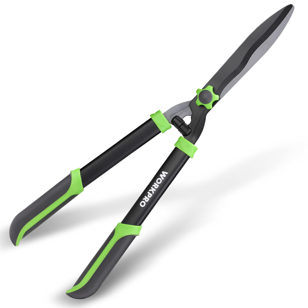 WORKPRO Hedge Shears 23" Manual Hedge Trimmers Home Garden Pruner Hedge Clippers