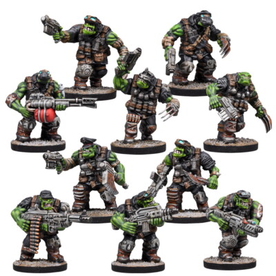 Firefight Marauder Commandos - Mantic Deadzone Alt 40k Ork Boyz Sci-fi 28mm THG