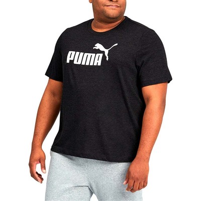 

Puma Ess Heather Logo Crew Neck Short Sleeve TShirt Big Tall Mens Size  Cas, Черный, Puma Ess Heather Logo Crew Neck Short Sleeve TShirt Big Tall