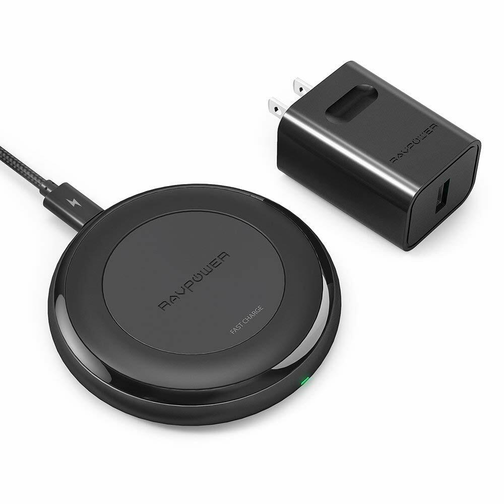 スマホアクセサリー RAVPOWER WIRELESS FAST CHARGING PAD Ravpower wireless charger RP-PC034 for All Qi-enabled