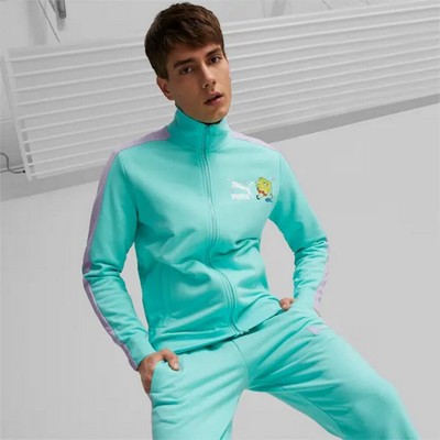 

Куртка мужская Puma x SpongeBob T7 мятная, Light blue