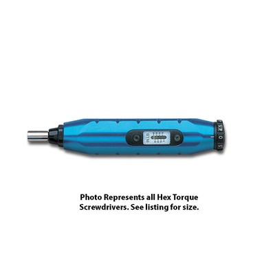 Wright Tool 2464 1/4'' Female Hex Torque Screwdriver 5-40''
