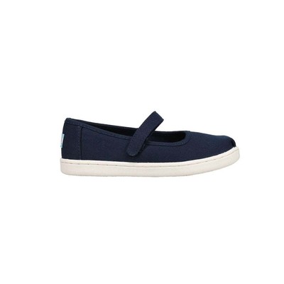 

Детские повседневные синие туфли без шнуровки TOMS Mary Jane на плоской подошве для девочек 10012887T, Синий, TOMS Mary Jane Slip On Kids