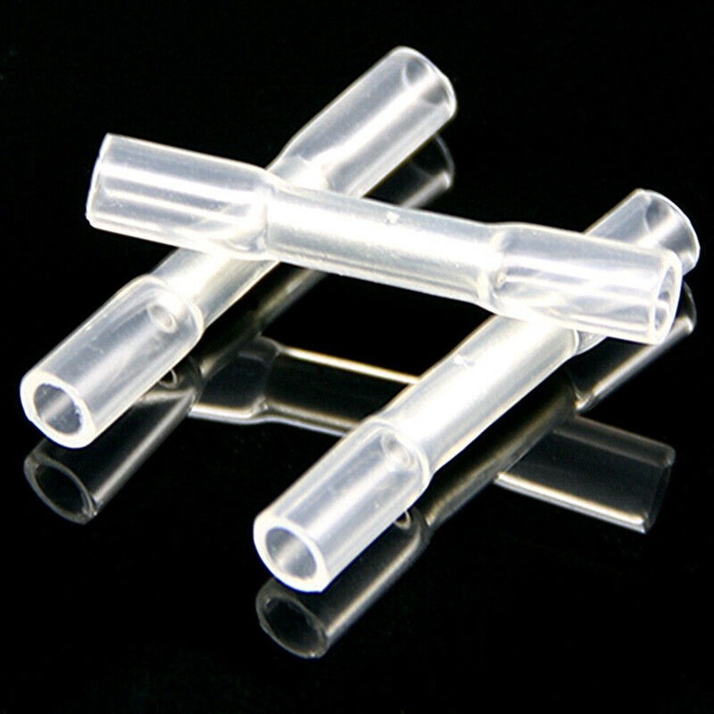 50PCS 2624AWG Heat Shrink Wire Connector Butt Splice Waterproof