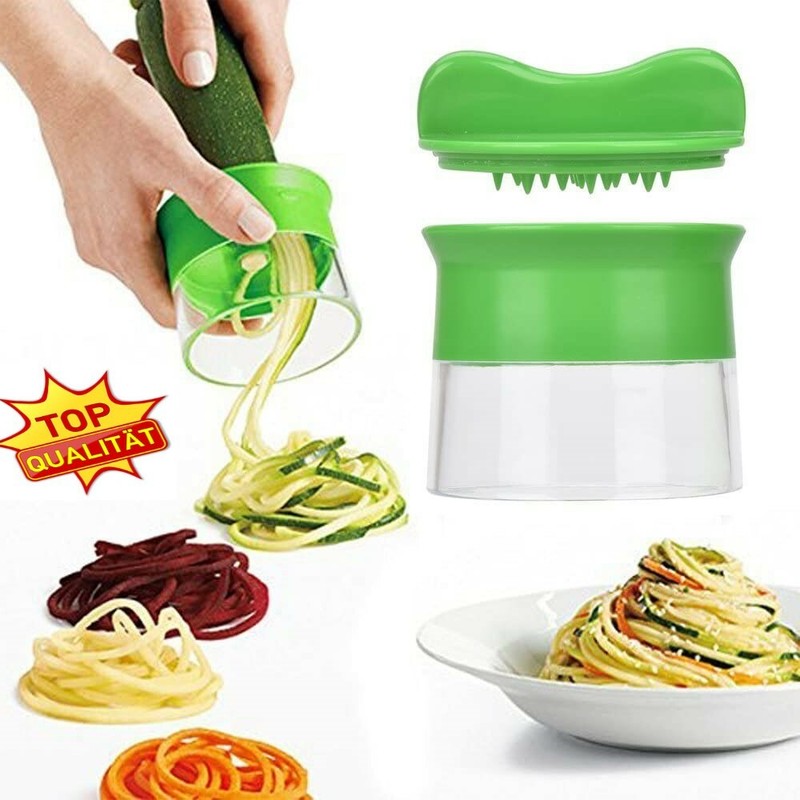 Spiralschneider Set, Gemüsespaghetti kartoffel, Zucchini Spargelschäler,schäler