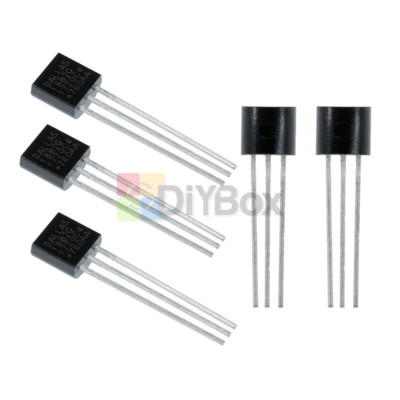 20X DALLAS 18B20 DS18B20 TO-92 Wire 3V~5.5V Digital Thermometer Temperature IC