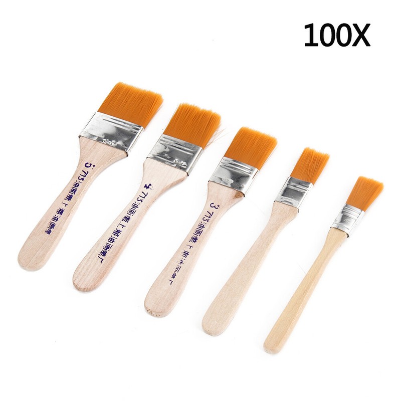 100tlg Pinselsets Malerpinsel Pinselset Lackpinsel Set Streichen Lackierpinsel