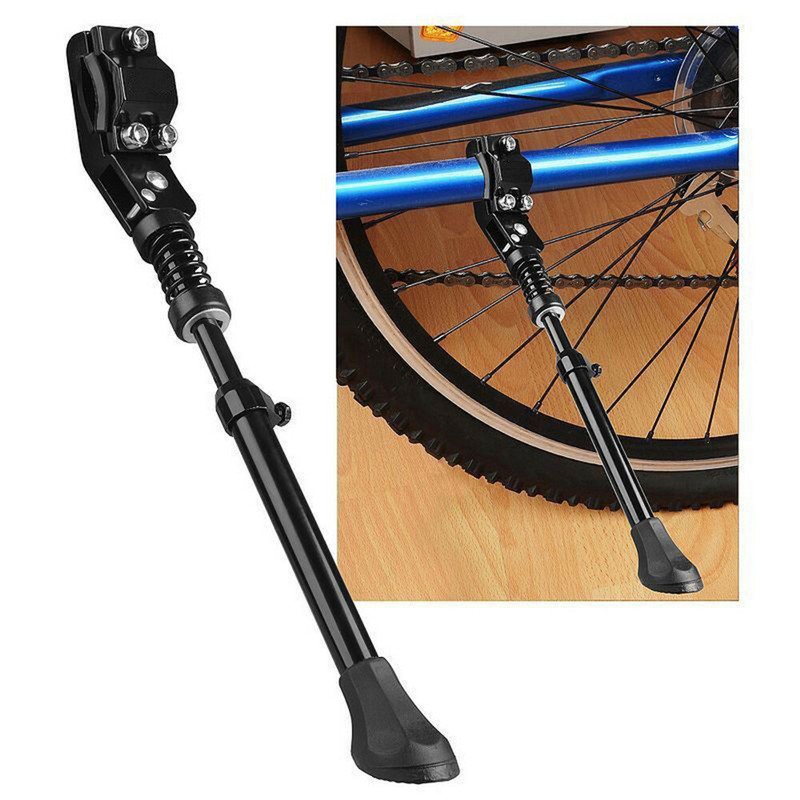 Mtb Aluminum Side Rear Kick Stand Bk
